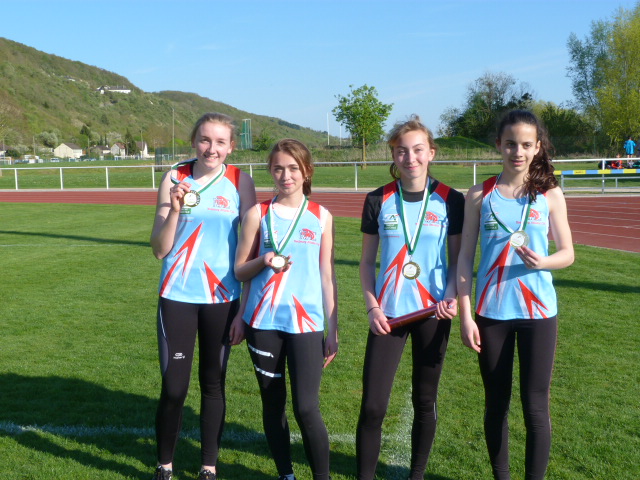 4x60 minimes championnes de l'Eure 2015