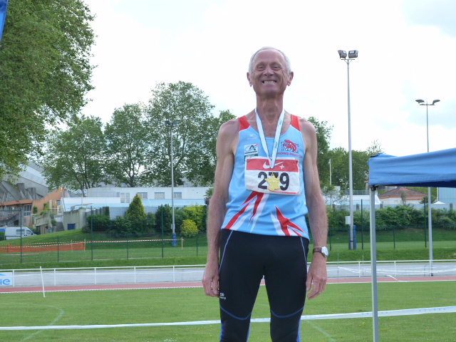 Daniel champion de France du 800 masters