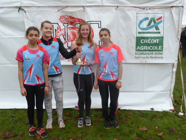 Minimes filles vice championnes de l'Eure