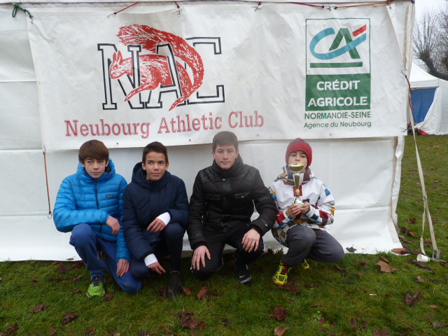 Minimes garçons vice champions de l'Eure